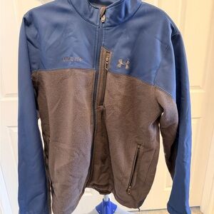 Under Armour Men's Blue and Brown Performance Jacket